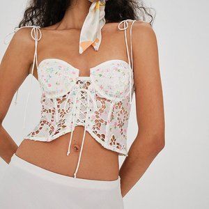 Kyra Cropped Corset Top